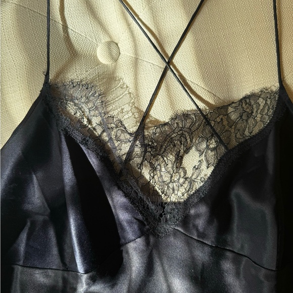 DKNY Dark Navy Silk Camisole - Picture 2 of 5